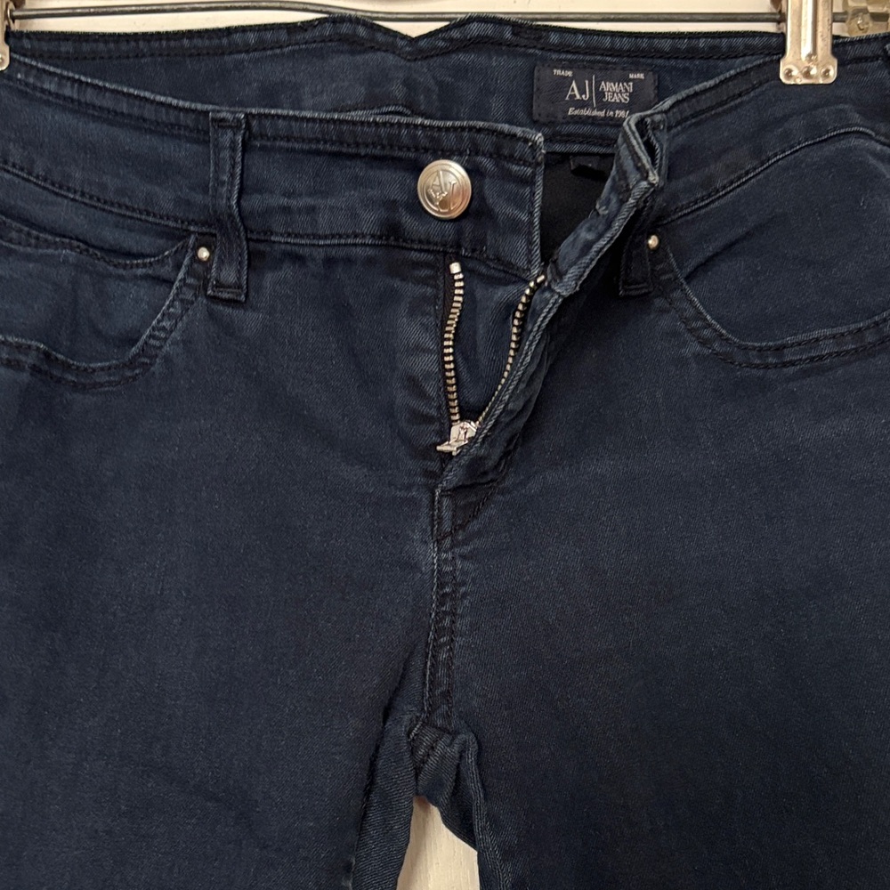 Armani Jeans Women's Midnight Blue High Rise Denim